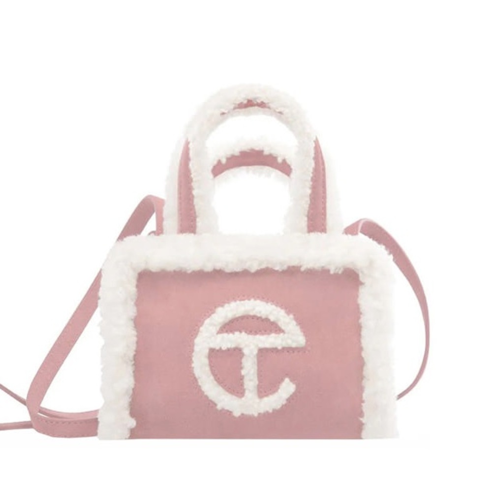 RARE pink ugg x telfar shearling bag - Picture 6 of 6